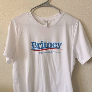 Britney Spears for president t shirt